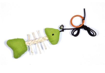 Cat&Rina Fishbone Cat Toy on String
