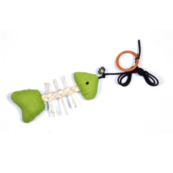 Cat&Rina Fishbone Cat Toy on String