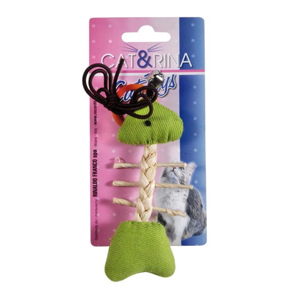 Cat&Rina Fishbone Cat Toy on String