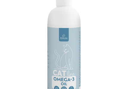 Pokusa CatLine Omega-3 Oil 100ml – Wild Fish Oil Supplement, Pure and Nutrient-Rich Formula