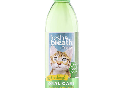 Tropiclean Fresh Breath Water Additive Cat – Natural Oral Hygiene Formula, 473ml, Limited Promotion