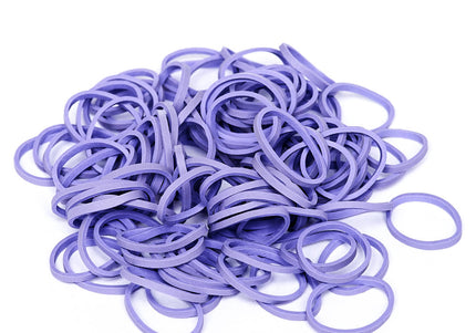 Paw Marks Latex Wrapping Bands 16mm – Super Durable Large Hair Curlers, 1500 Sky Blue Pieces