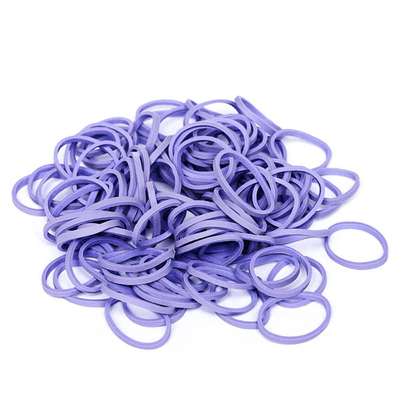 Paw Marks Latex Wrapping Bands 16mm – Super Durable Large Hair Curlers, 1500 Sky Blue Pieces