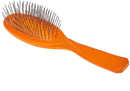 Madan Large Pin Brush – Ergonomic Handle, 22mm Soft Metal Pins, Sky Blue, Professional Quality