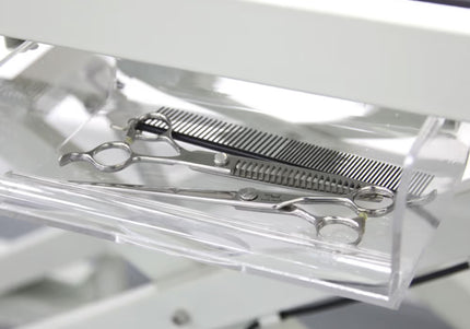 Blovi Callisto Pro Transparent Shelf – Durable Replaceable Accessory for Grooming Table Organization