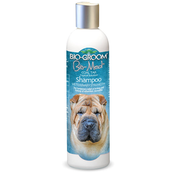Bio-Groom Bio-Med Medicated Tar Shampoo 236ml – Dandruff Control, Gentle Cleansing Formula