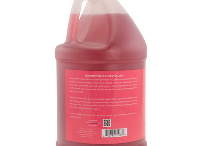 Chris Christensen Smart Wash Cherry & Oats Shampoo – Deep Cleansing Concentrate with Oatmeal and Cherry Scent, 1:50