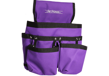 Chris Christensen Small Caddie Tote Bag – Compact Organizer with Multiple Pockets, Purple
