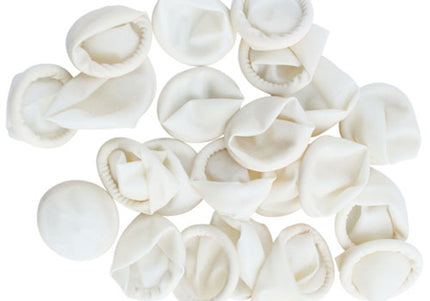 Latex Trimming Fingers – Medium Size, 100 Pack, Flexible Grip and Disposable Design