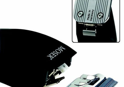 Moser MAX 50 Professional Grooming Clipper – Quiet Operation, 1mm Blade with Attachments