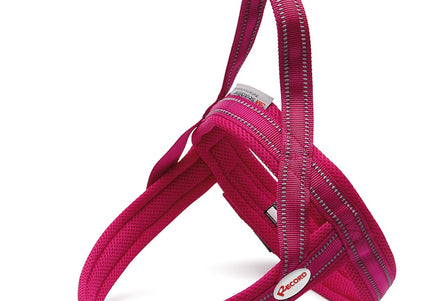 Record Action Dolomiti Harness Fuchsia – Comfortable Scandinavian-Style Dog Harness, XL Size