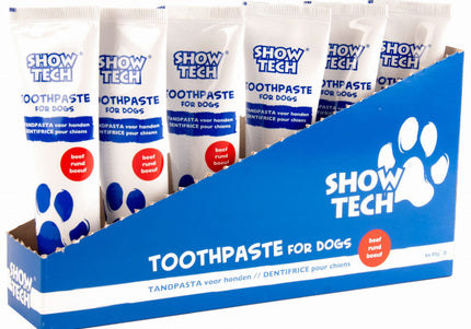 Show Tech Beef Toothpaste 85g – Beef Flavor Dental Care Paste, Gentle Cleaning Formula