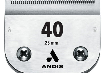 Andis CeramicEdge No. 40 Surgical Blade – 0.25mm Precision, Durable Ceramic Edge