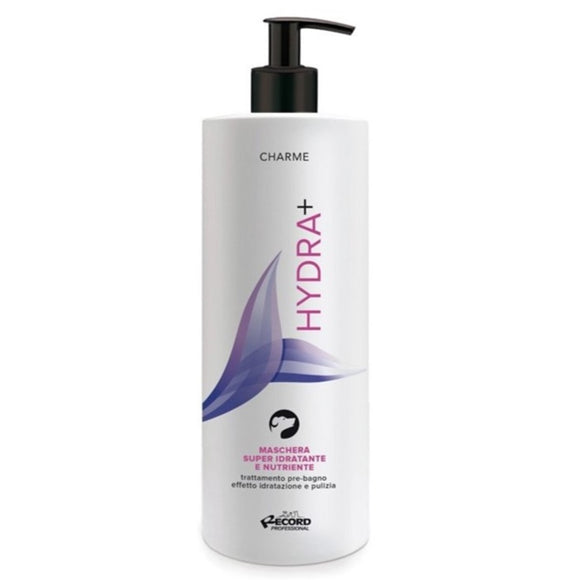 Charme Hydra+ Prebath Mask – Moisturizing Cleansing Formula, 1L, Enhances Coat Hydration