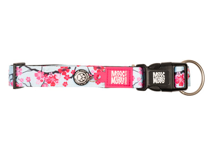 Max&Molly GOTCHA! Smart ID Cherry Bloom Collar – Large, Durable Adjustable Design with Smart Tag