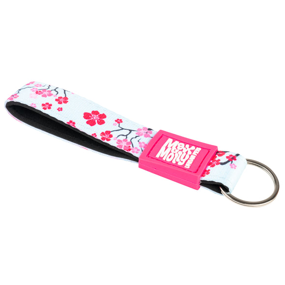 Max&Molly Cherry Bloom Keychain – Stylish Durable Accessory with Secure Clasp