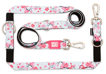 Max&Molly Multi-Leash Cherry Bloom – Adjustable 200cm Leash with Unique Pattern, Size L
