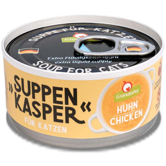 GranataPet Suppenkasper Chicken Cat Soup – Tender Chicken Recipe, 70g Pouch