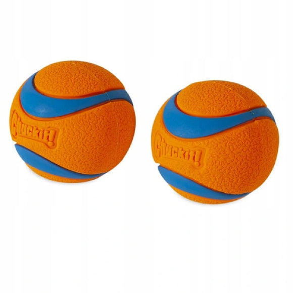Chuckit! Ultra Ball Medium 6.4cm – Durable High-Bounce Rubber Toy, 2 Pack