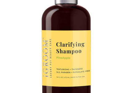 iGroom Clarifying Pineapple Shampoo – Concentrated Deep-Cleansing Formula, Pineapple Scent, 473ml