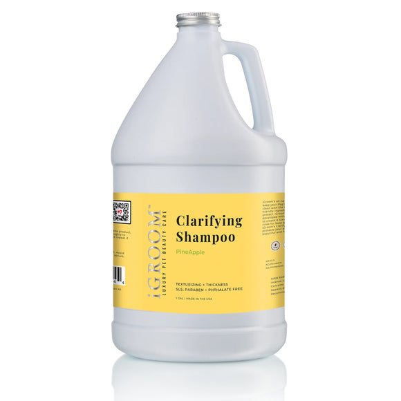 iGroom Clarifying Pineapple Shampoo – Concentrated Deep-Cleansing Formula, 1:16 Dilution, 3.8L