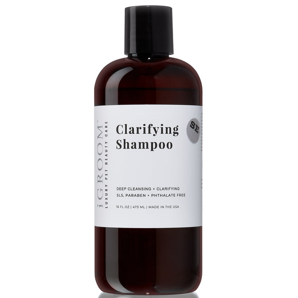iGroom Clarifying Shampoo – Deep Cleansing Concentrate, 1:16 Dilution, 473ml Bottle