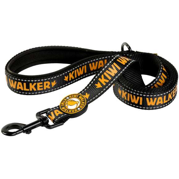 Kiwi Walker Dog Leash Orange 150cm – Durable Reflective Lead with Secure Clip