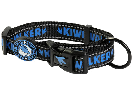 Kiwi Walker Dog Collar Blue – Adjustable Small Collar with Secure Safety Lock
