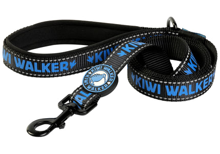 Kiwi Walker Dog Leash Blue 150cm – Durable Reflective Lead, Large Size