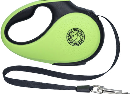 Kiwi Walker Retractable Dog Leash – Automatic 5m Tape, Large Size, Black, Durable Design