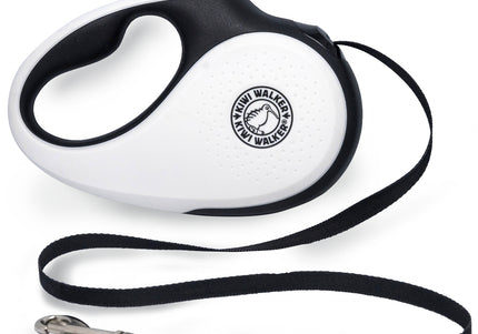 Kiwi Walker Retractable Dog Leash – Automatic 5m Tape, Medium Size, Black, Durable Design