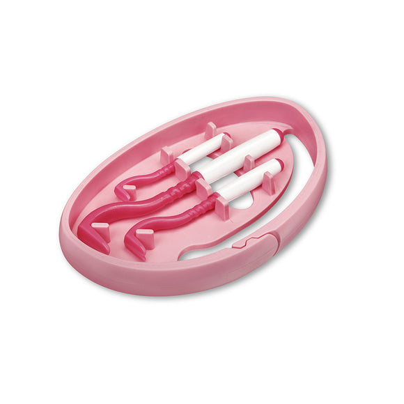 Tick Twister Clip Box – Set of 3 Durable Tick Removers in Assorted Sizes, Purple