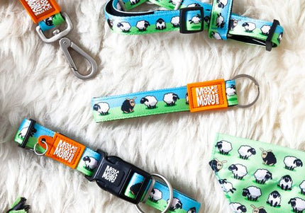 Max&Molly Woody The Sheep Plush Toy – Multifunctional 30cm Squeaker Sheep, Durable Design