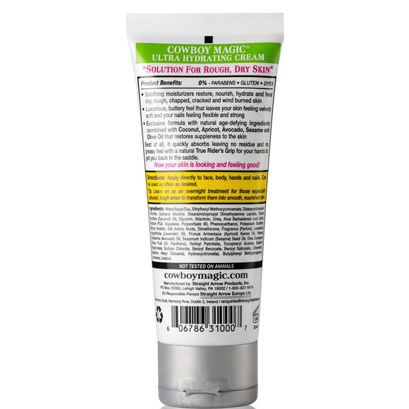 Cowboy Magic Ultra Hydrating Cream – Intensive Moisturizing Hand Formula for Dry, Cracked Skin