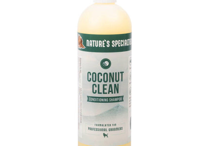 Nature's Specialties Coconut Clean Shampoo – Silk-Infused Concentrate, 1:16 Dilution, 473ml