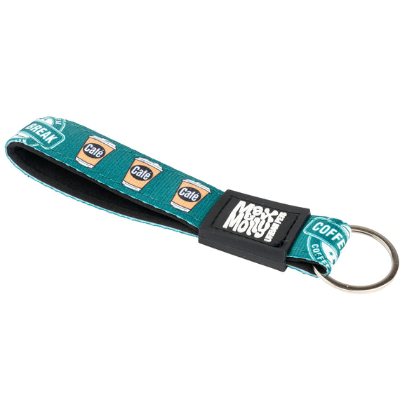 Max&Molly Coffee Break Key Chain – Durable Accessory with Fun Design