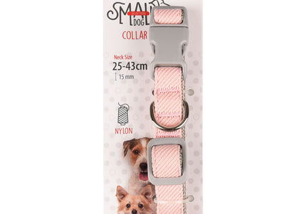 Flamingo Small Dog Collar Pink – Durable Nylon, Adjustable Size, Lightweight Design