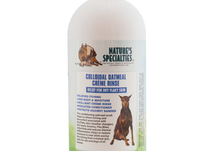 Nature's Specialties Oatmeal Creme Rinse – Moisturizing Concentrate Conditioner, Soothes Dry and Irritated Skin, 946ml
