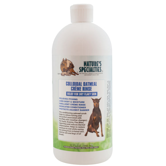Nature's Specialties Oatmeal Creme Rinse – Moisturizing Concentrate Conditioner, Soothes Dry and Irritated Skin, 946ml