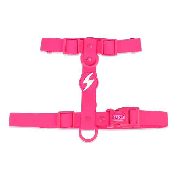 Dashi Colorflex Back Harness Pink – Adjustable Waterproof Guard Harness, Medium Size, Durable Design