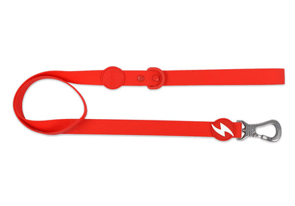 Dashi Colorflex Leash Red 120cm – Urban Waterproof Dog Leash, Medium, Flexible Design