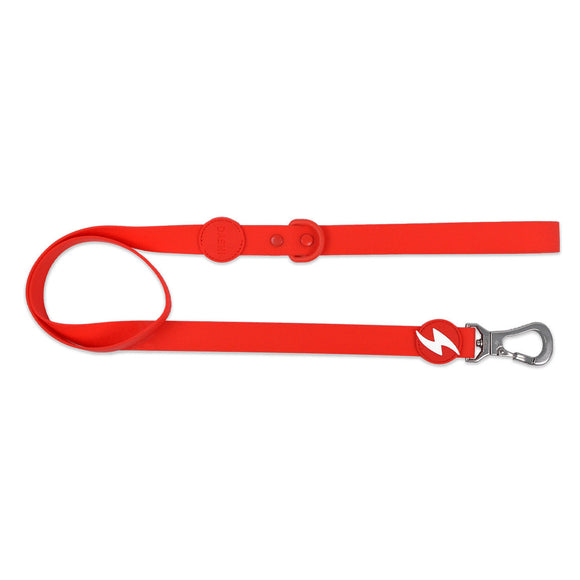 Dashi Colorflex Leash Red 120cm – Urban Waterproof Dog Leash, Medium, Flexible Design