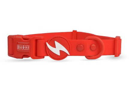 Dashi Colorflex Collar Red – Waterproof Adjustable XS Collar with Durable Flexible Design