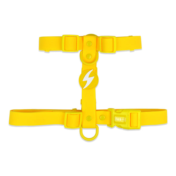 Dashi Colorflex Back Harness Yellow – Adjustable Waterproof Guard Harness, Extra Small Size
