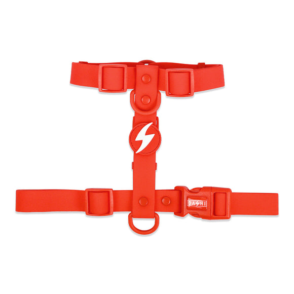 Dashi Colorflex Back Harness Red – Adjustable Waterproof Guard Harness, Medium Size