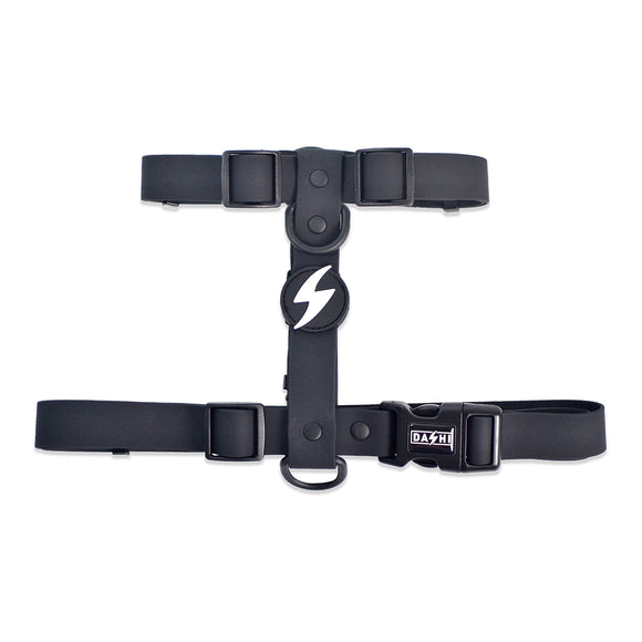 Dashi Colorflex Back Harness Black – Adjustable Waterproof Guard Harness, Large Size, Durable Design