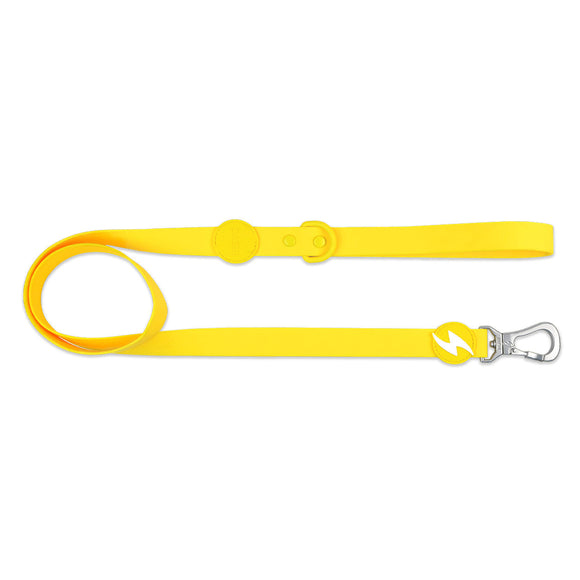 Dashi Colorflex Leash Yellow 120cm – Urban Waterproof Dog Lead, Durable and Flexible Design