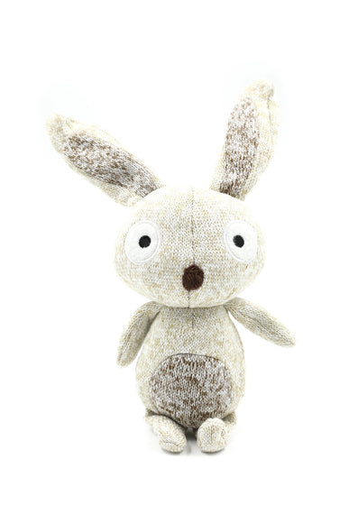 Record Cotton Rabbit Dog Toy – Soft 30cm Plush with Squeaker, Durable Cotton Design