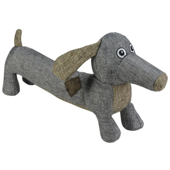 Holland Country Dog Buddy Plush Toy – Small Dachshund with Squeaker, Soft and Durable