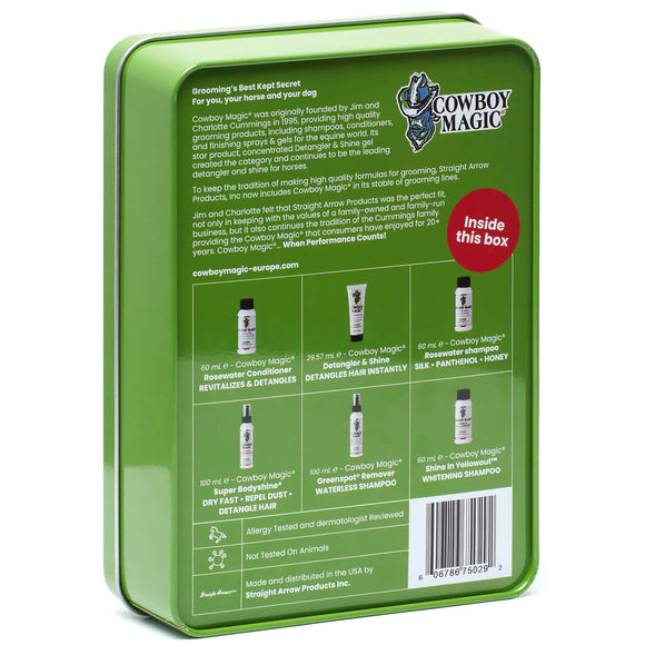 Cowboy Magic Grooming Kit – Complete Coat Care Set with Shampoo, Conditioner, and Shine Enhancer